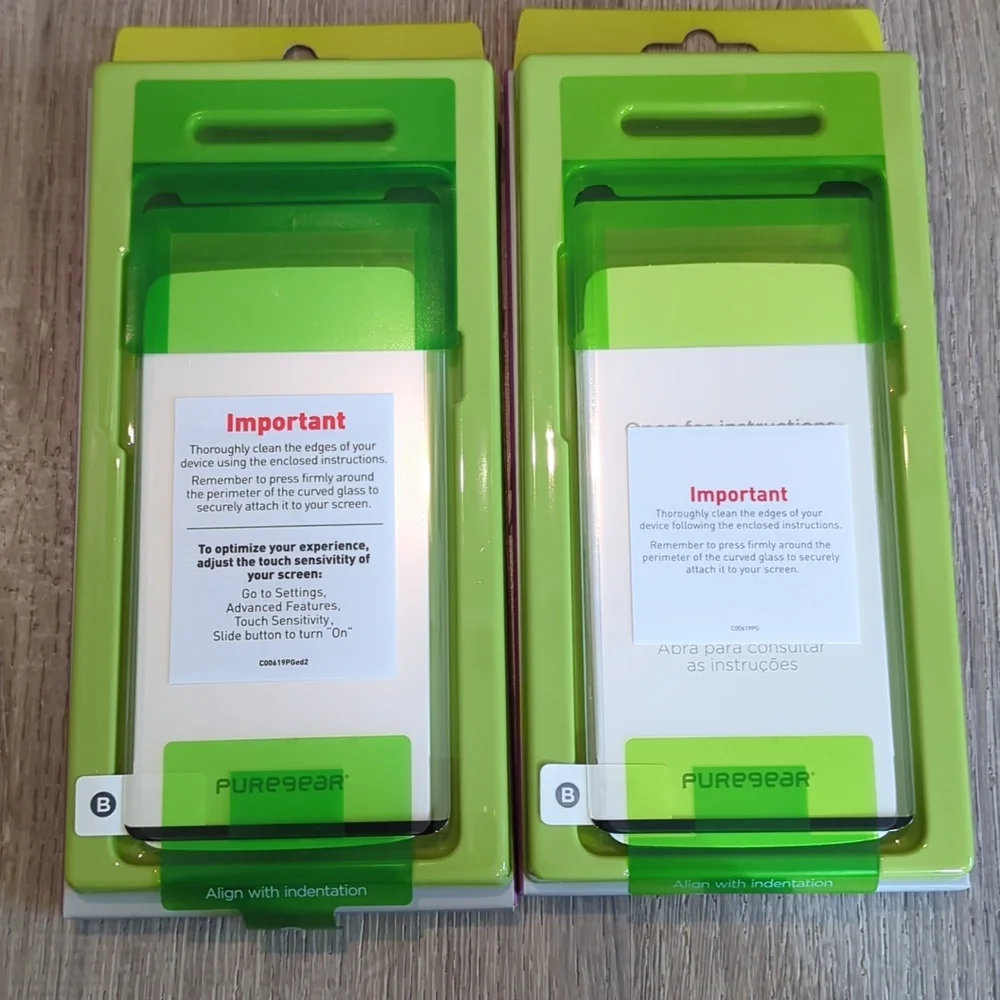 Pure Gear Samsung Galaxy Note9 Curved Screen Protector Tempered Glass Set Of 2